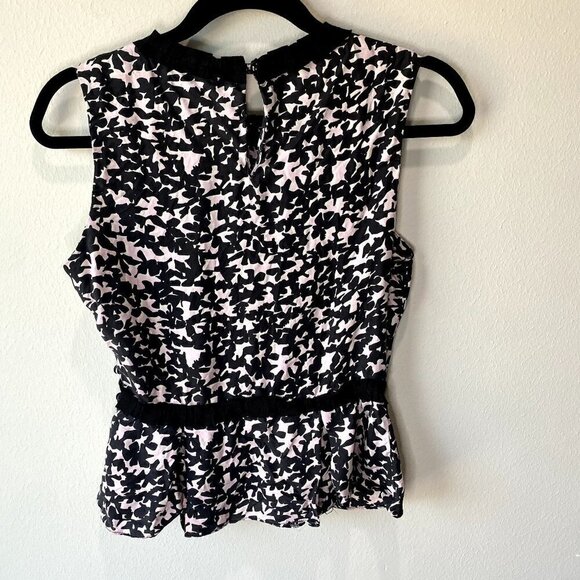 Milly Silk Button Side Sleeveless Top 4 - Picture 8 of 9